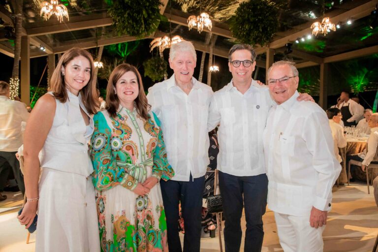 Bill Clinton at Punta Cana celebration